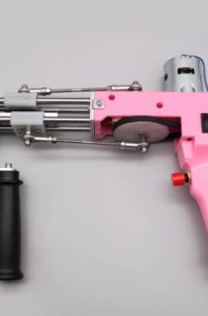 Pink 2in1 KRT-A/ KRT-B cut pile loop pile tufting gun